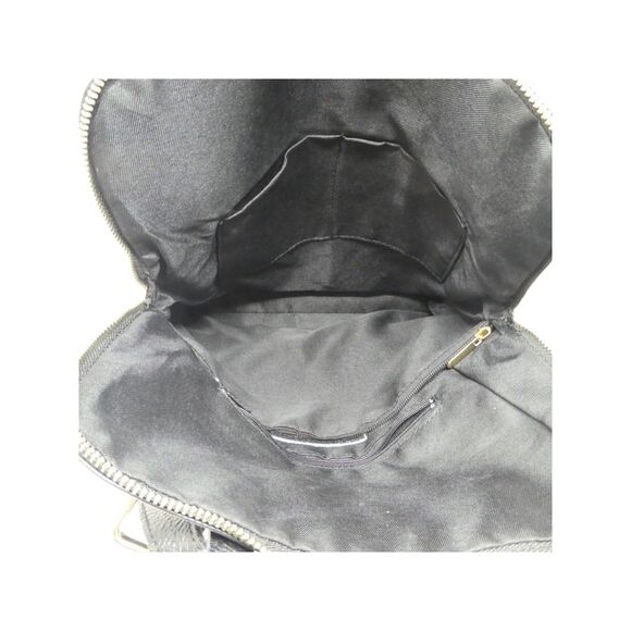 Borse In Pelle Black Pebbled Leather Convertible Purse Backpack Bag main image 12